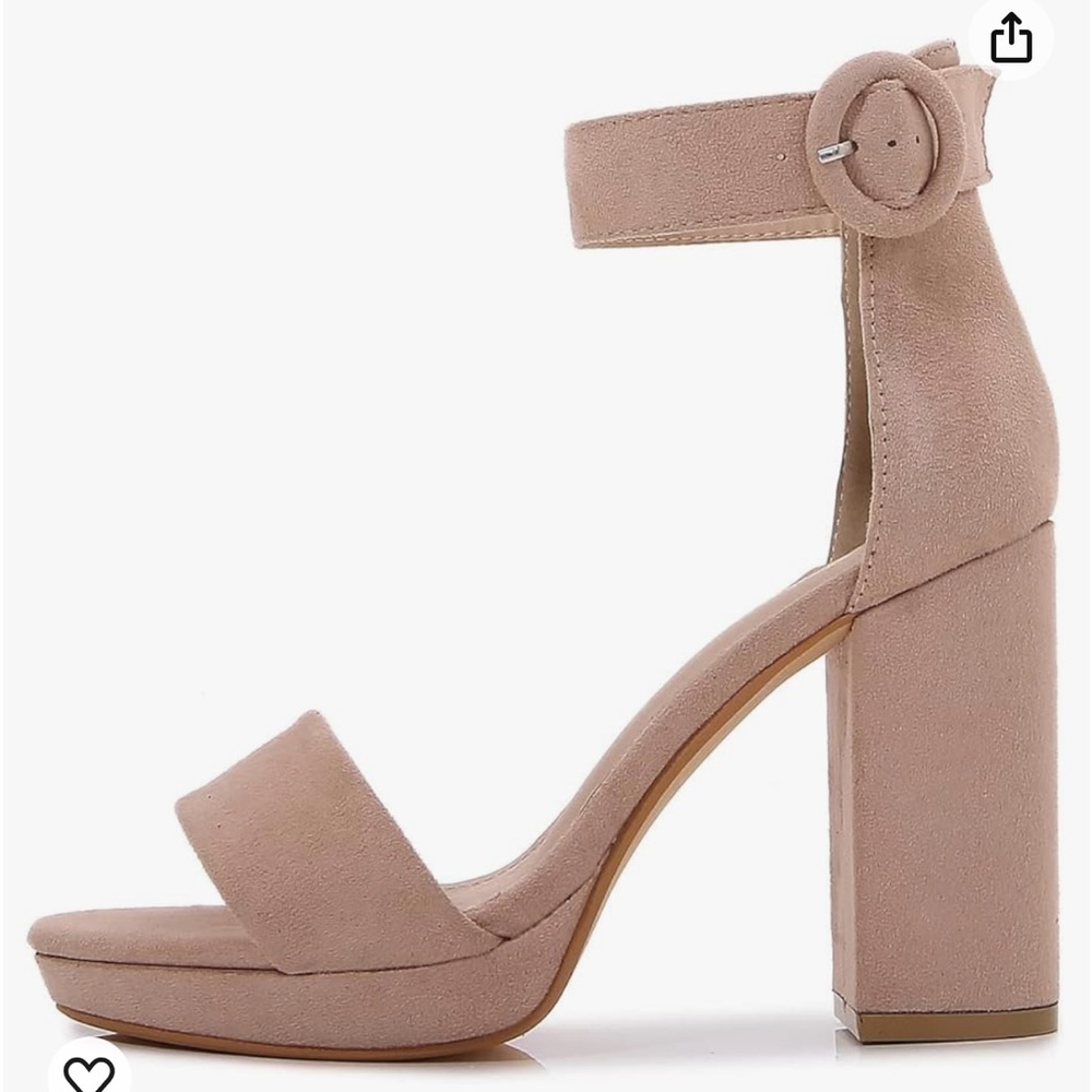 Fashion Women's high Heels Thick Heeled Straps Platform Sandals